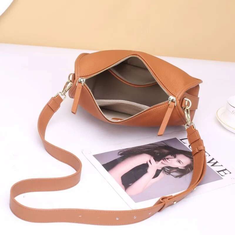 Designer Bag 2025 New All-Match Vintage Personalized Single-Shoulder Bag Zip Solid Women Totes Casual Commuter Moda Crossbody Bags Luxury Bag