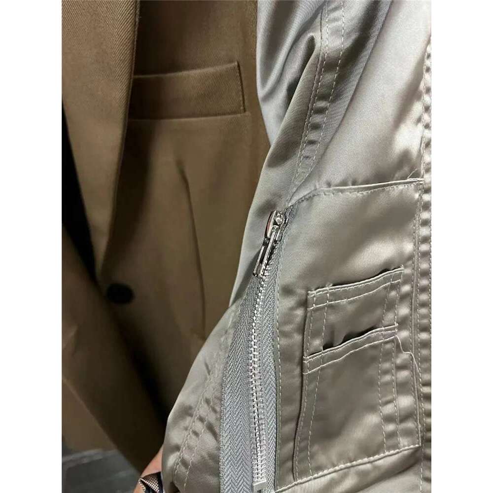 Getspring Women 2024 Autumn Single Button Full Sleeve Ladies Blazer Coat Fashion Loose Casual Women's Long Suit Jacket