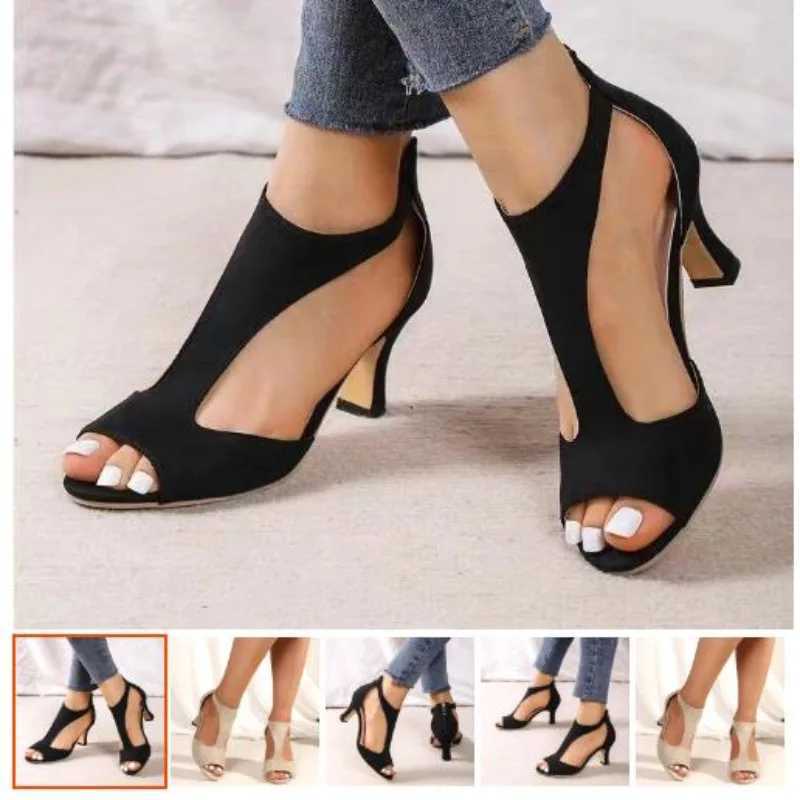 Summer Outdoor Casual Slippers Sexy Fashion Platform Flip Flops Designer High Heels Sandals Wedges Pumps Shallow Slides W250514