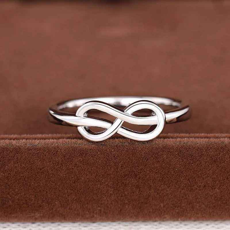 Luxury Female Rings 925 Sterling Silver Minimalist Infinity Design Women Finger Rings Accories Daily Party Jewelry BulkXJ250514
