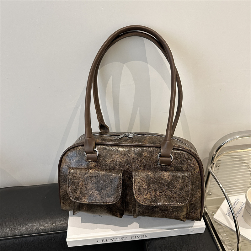 New Free Delivery Designer Bag Pop 2025 New Trend Women's Luxury Bag Autumn And Winter Stylish Tote Armpit Korean Version Shoulder Bowling Bag Wo