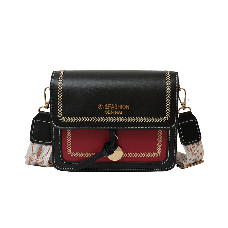 Free Delivery Designer Bag 2025 Wide Strap Simple And Fashionable New Texture Women's Stylish Single Shoulder Multi Compartment Small Fresh Cross