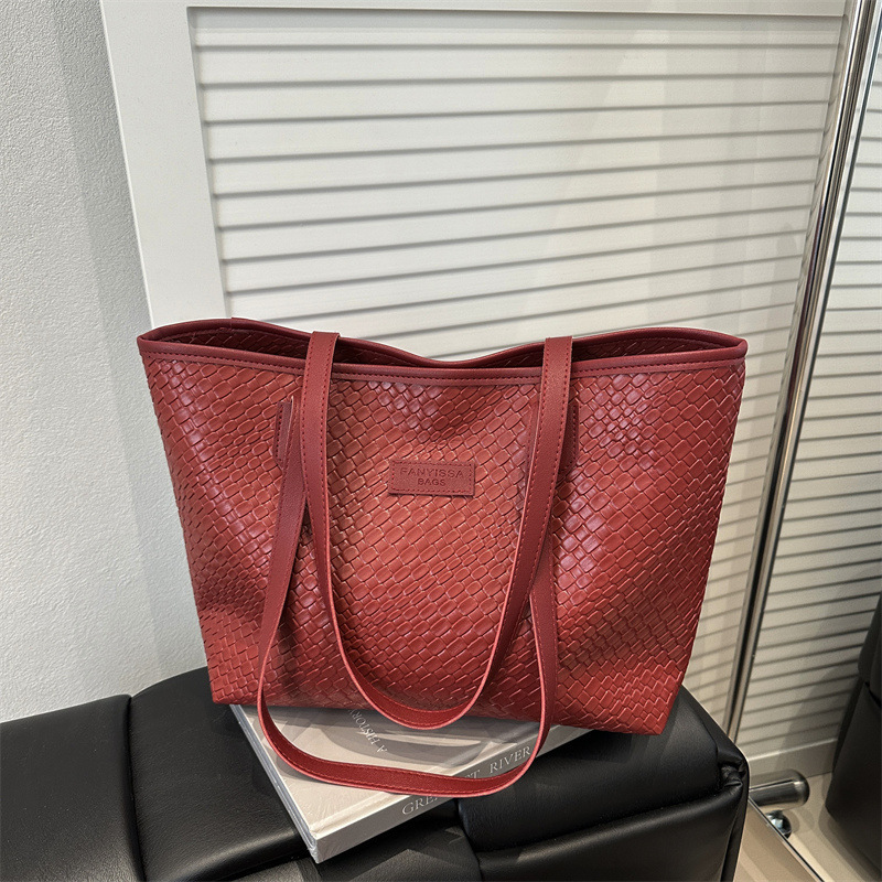 Korean Version Simple Large Capacity For Women 2025 Luxury Bag New New Free Delivery Designer Bag Handheld Commuting Tote Bag Summer Fashion Casual Sh