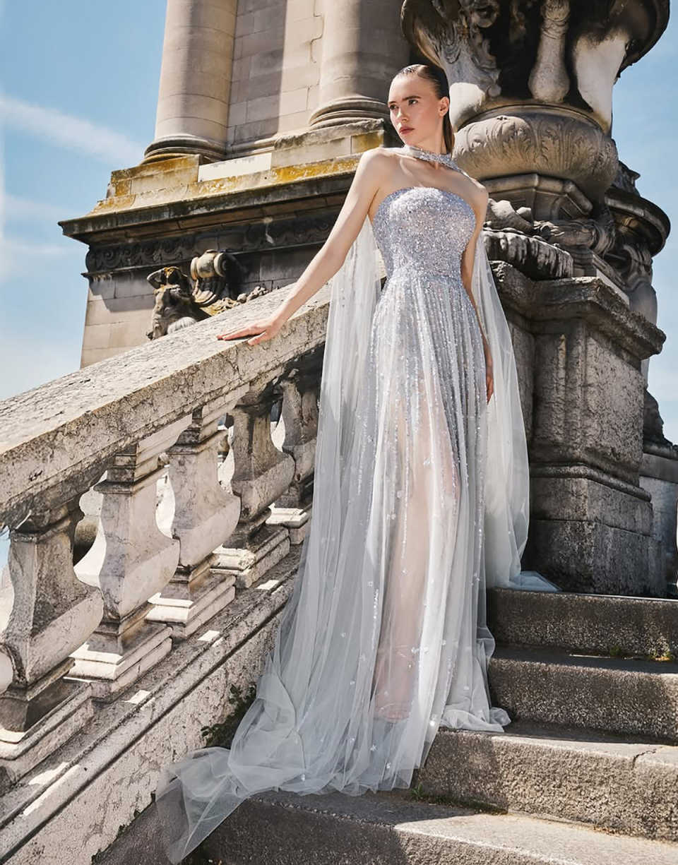 Luxury Glitter Prom Dresses Mermaid With Strapless Sparkling Sequins Customized Zipper Court Gown Floor-Length Evening Dress Plus Size Vestido De Noit