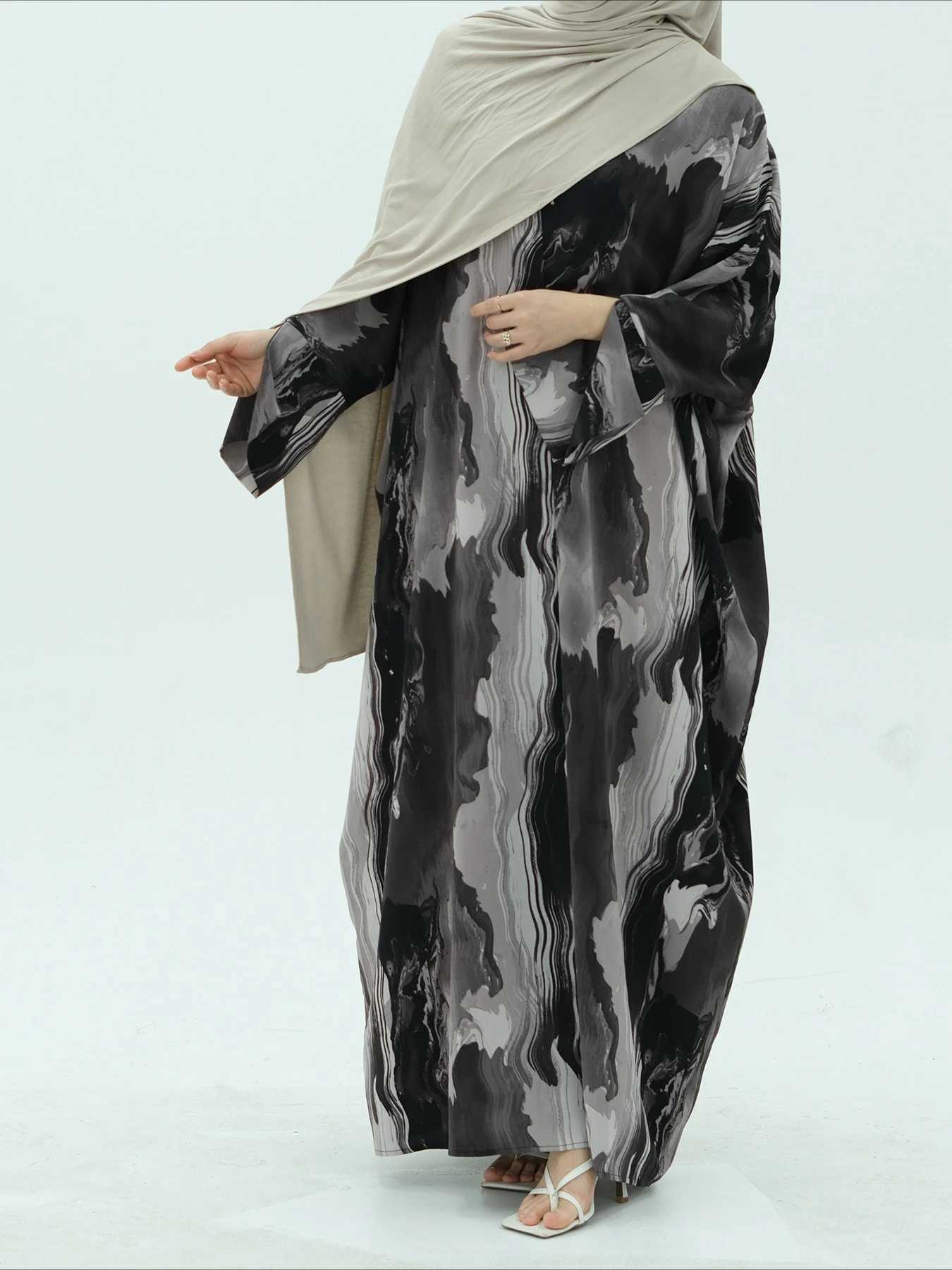 Muslim Dress for Women Party Abaya Print Cardigan Ramadan Eid Arab Long Robe Morocco Dubai Kaftan Islam Vestidos Jalabiya 2025 X250514