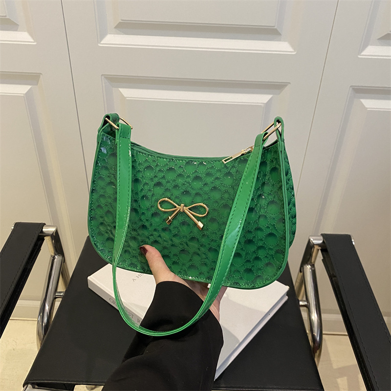Underarm Luxury For Women 2025 Butterfly Knot Woven Pattern Spring Small Square New Free Delivery Designer Bag Bag Simple And Casual Single Luxury Bag