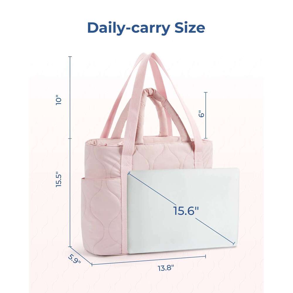 BAGSMART 2024 New Tote Women Shoulder Simple Large Capacity Sport Leisure Travel Mom Going Out Bag