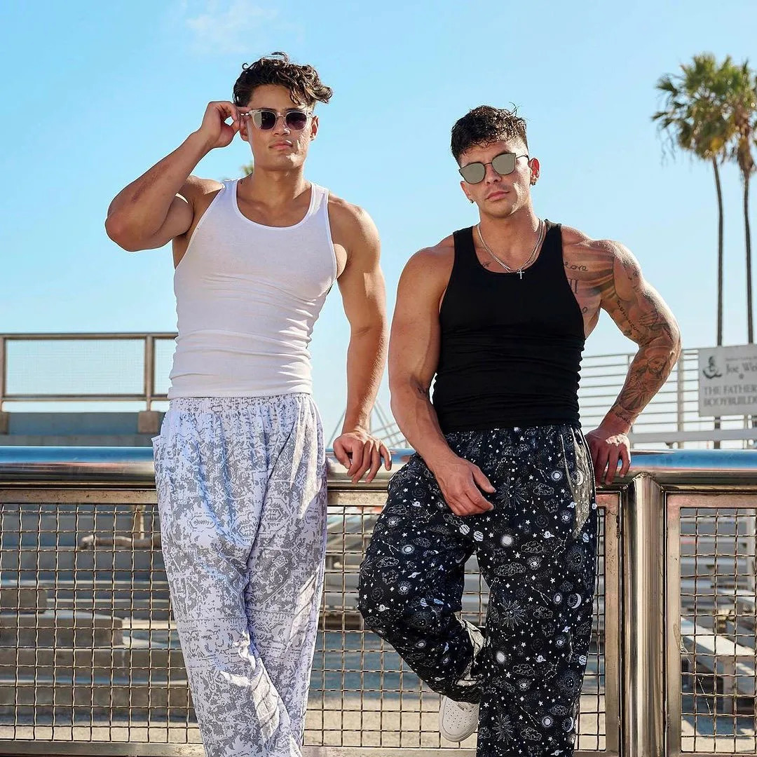 High Stretch Striped Thread American Tight Sports Vest For Men Summer Running I-shape Speed Dry Fitness Sleeveless Top 250513