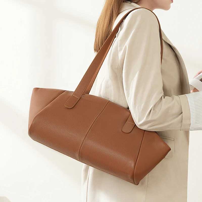 Toptrends Natural Genuine Leather Large Shoder Bags For Wen 2025 Luxury Designer Wings Shopping Totes Off Ladies Handbags Z250514