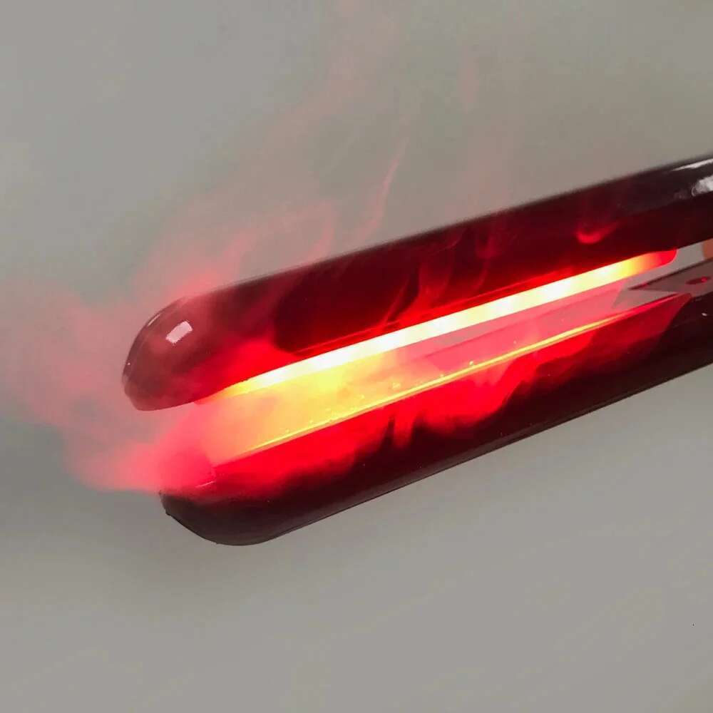 Straightener Infrared And Ultrasonic Profession Cold Hair Care Iron Treatment For Frizzy Dry Recovers Damage Flat Irons