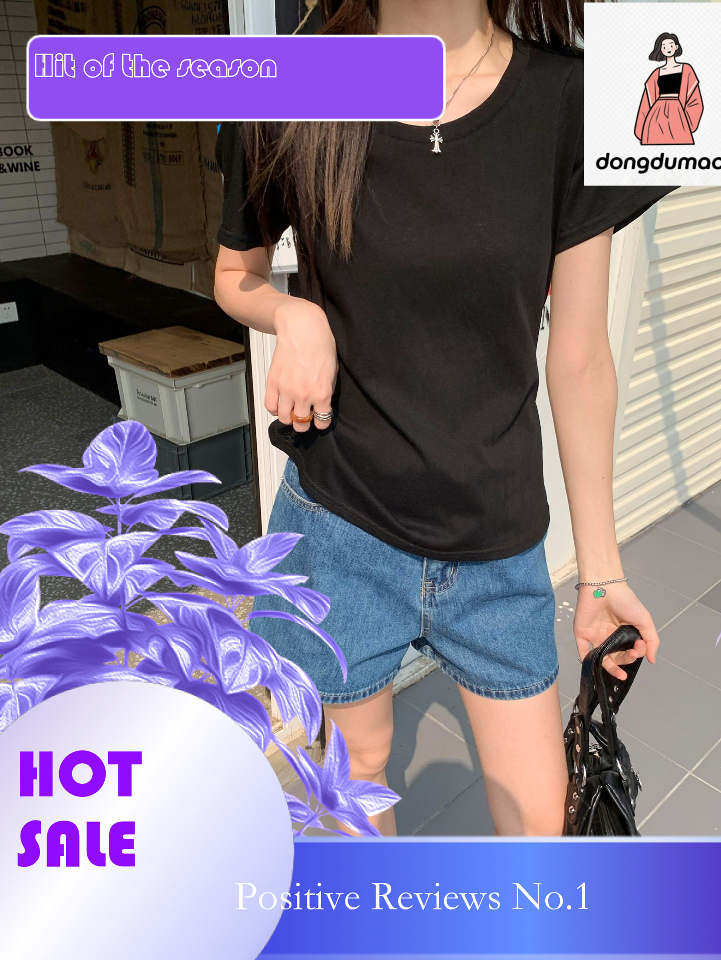 dongdumaoyi Grey sleeved t-shirt for women's clothing 2025 new style, front shoulder slim fit short top, summer dopamine outfit, small shirt