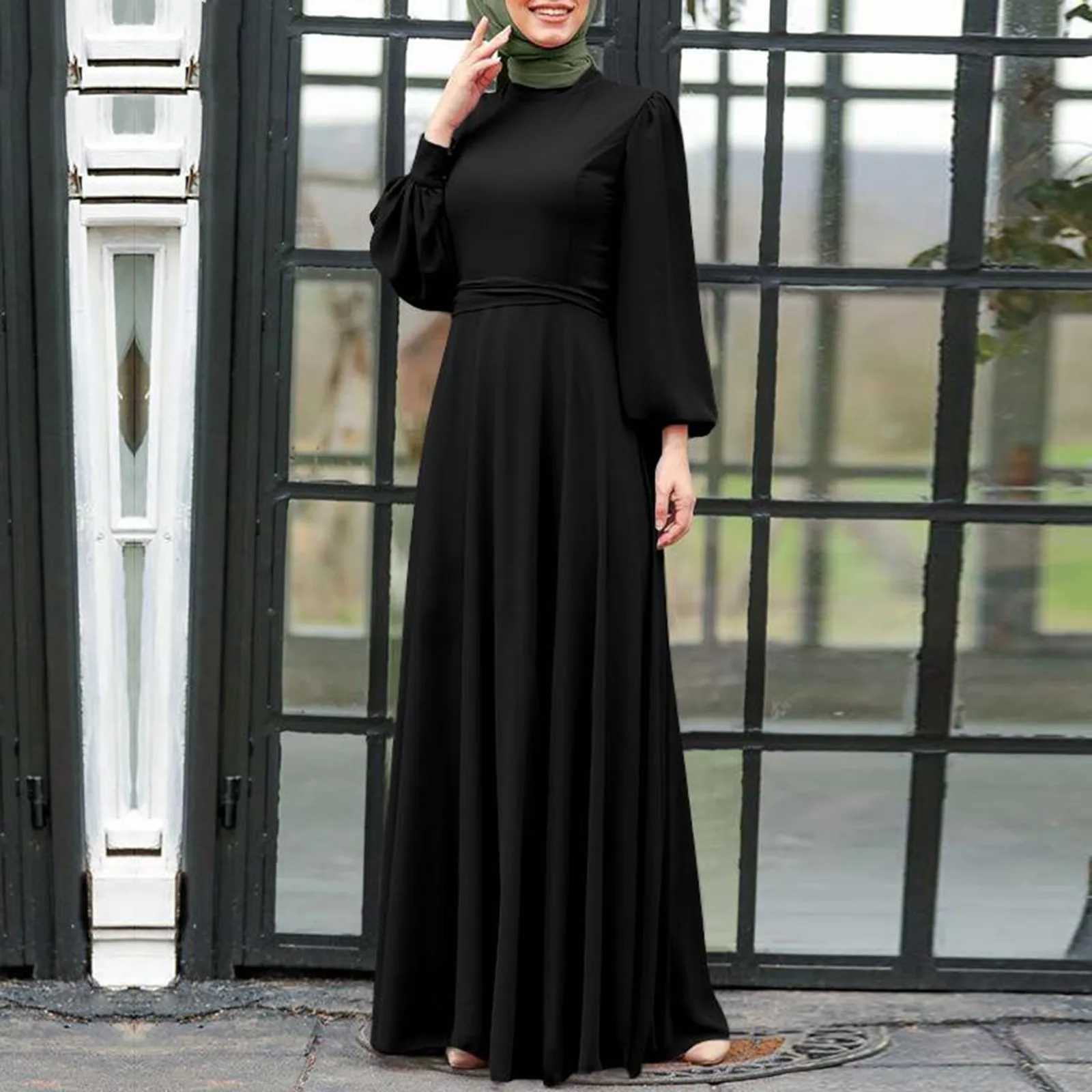 Women Muslim Kaftan Abaya Dubai Turkey Muslim Fashion Hijab Dress Kaftan Islam Clothing African Maxi Dresses Arab Robe 2025 X250514