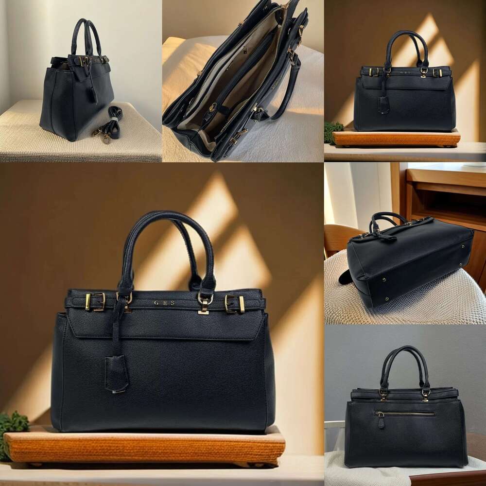 New Large Capacity Handbag Belt Decoration Ornaments Printed Tote Bag Briefcase Shoulder Crossbody
