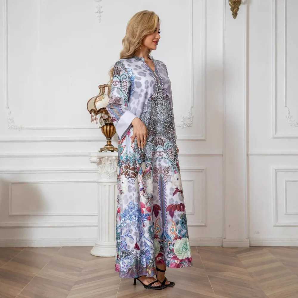 Ramadan Eid Jalabiya Muslim Dress Dubai Party Vestidos Embroidery Arab Long Robe Morocco Saudi Abayas Kaftan Islam Dresses 2025 X250514