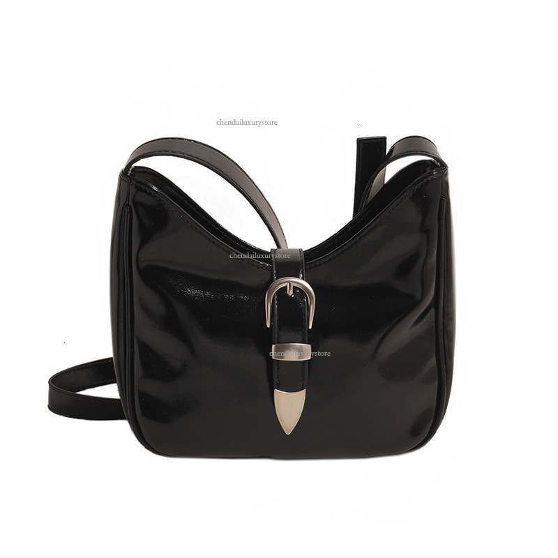 Women's Free Shipping Designer Bag Summer New Fashion Patent Leather Shiny Surface Belt Shoulder Crossbody Bag Premium Mini Handbag Shopping Bag 