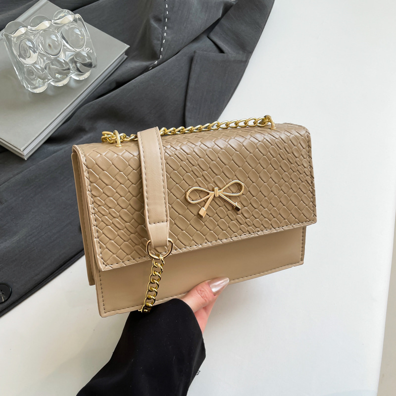 Sweet And Fresh Bow New Luxury Bag Free Delivery Designer Bag Handbag For Women 2025 New Trend Korean Armpit Crossbody Chain Shoulder Bag