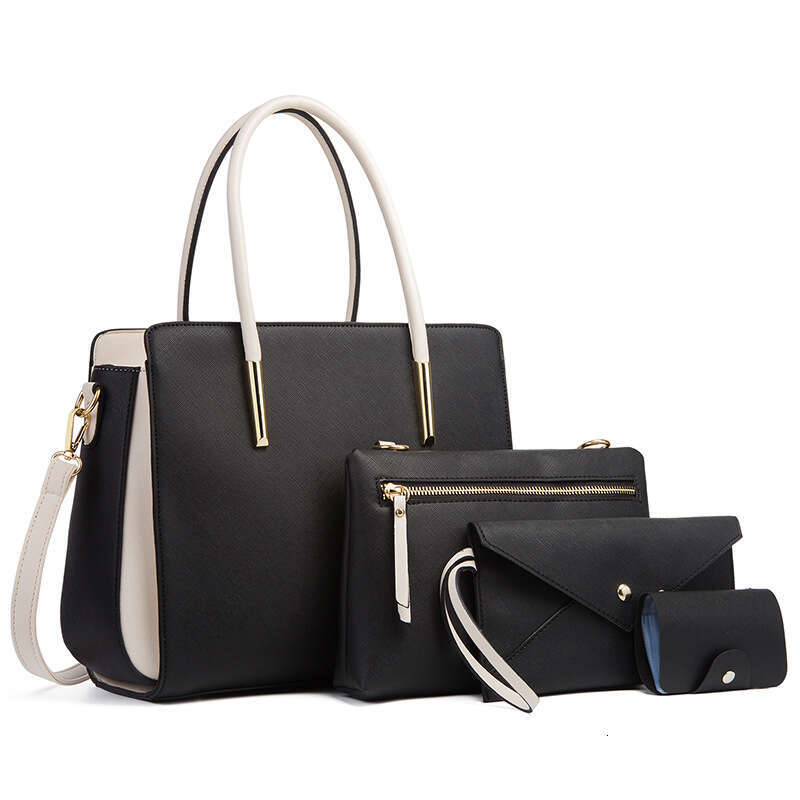 Tote Bag New Trendy Women S Fashionable Colored Four Piece Set Mother Fresh Crossbody Shoulder Bag Handbag KQ