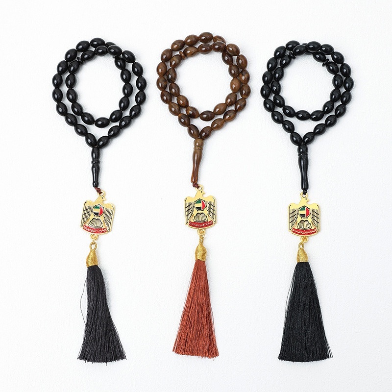 UAE Dubai Muslim Islamic prayer beads, Tabiha, unisex, 33 counting beads