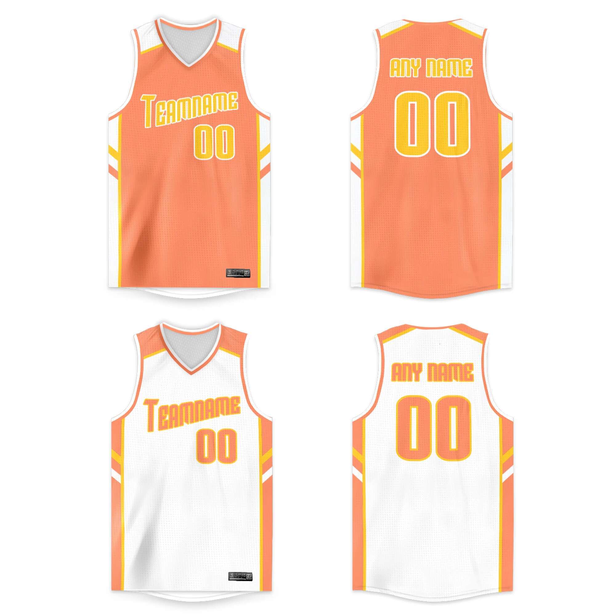 Custom Men Youth Basketball Jerseys Printed Reversible Mesh Performance Athletic Blank Team Uniforms For Sports