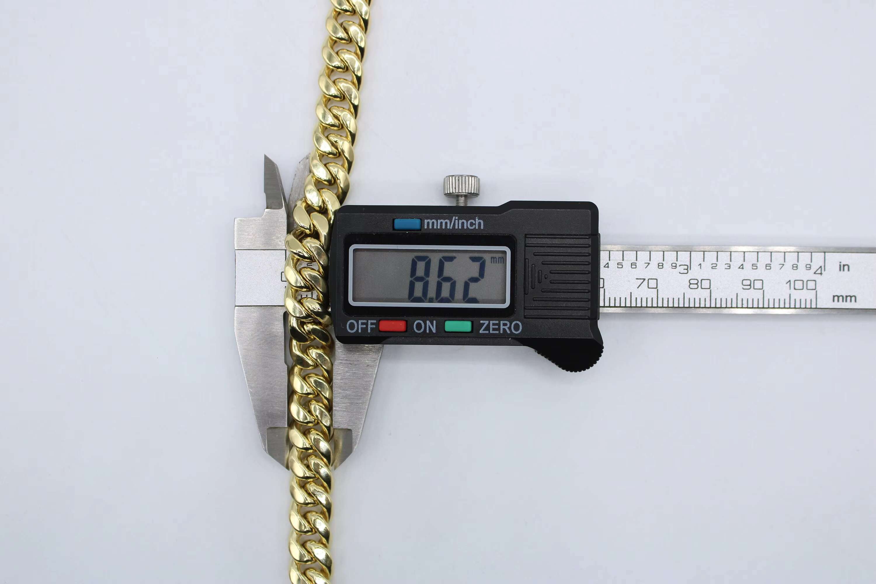 Duyizhao Luxury Stainless Steel High Quality 14mm14k Gold Plated Miami Cuban Link Chain Necklace Jewelry for Men