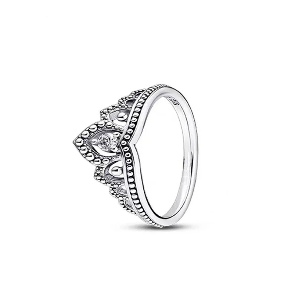 925 Sterling Silver Red Pink Blue Green Heart Stone Size 6 7 8 9 Snowflake Daisy Ring Rings Wedding Fashion Fine Jewelry Women 250509
