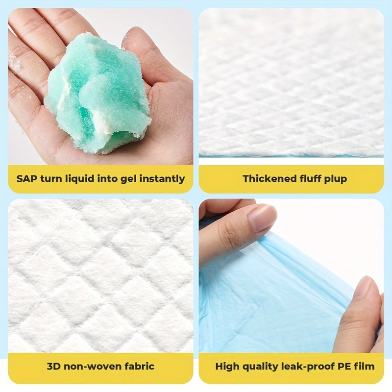 Disposable Heavy Duty Puppy & Cat Pee Mats with Built-in Scent Blockers Ideal Solution for Tidy Living Spaces