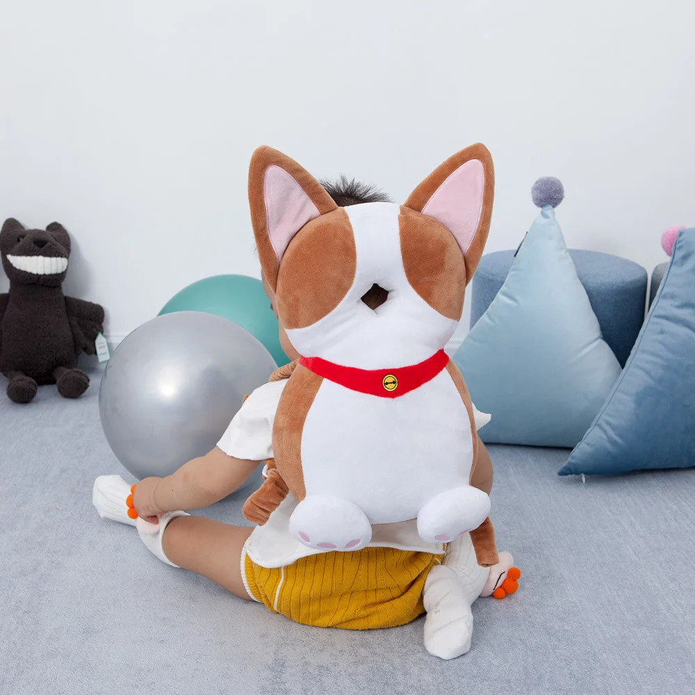 Baby Head Protector Backpack Pillow For Kids 1-3Years Toddler Children Soft Pp Cotton Protective Cushion Cartoon Security Pillow 250514