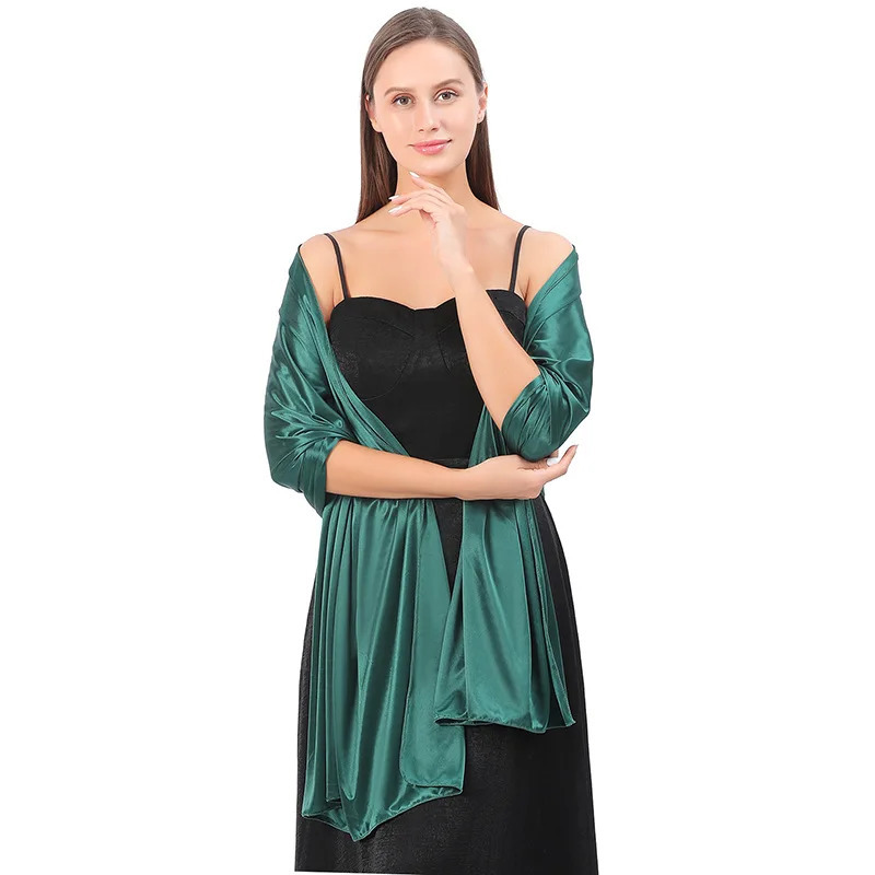 Elegant Silky Evening Dresses Shawls for Women Wedding Party Shawl Bride Bridesmaid Boleros Shrugs Banquet Capes Wraps 250514