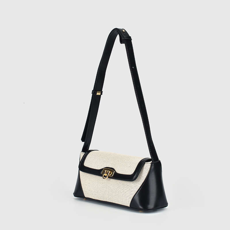 Women's Bags Designer Small Niche Design Color Blocking Stick Underarm For Women New High-End French Light Luxury Single Shoulder Crossbody Bag