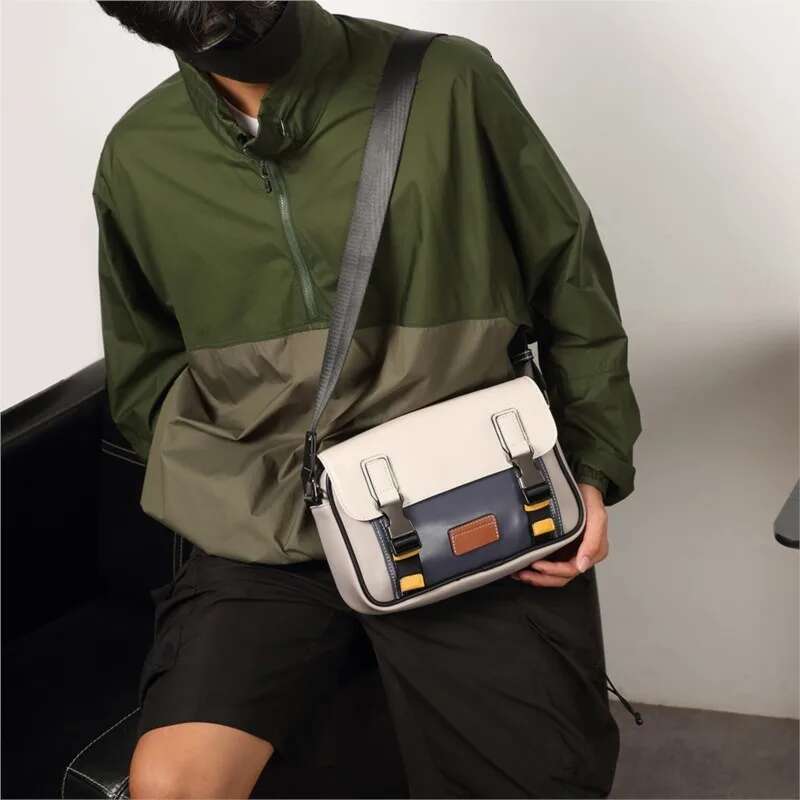 New Designer Crossbody for Men Bags Leather Casual Man Messenger Male Classic Sling Pack Shoulder Bag