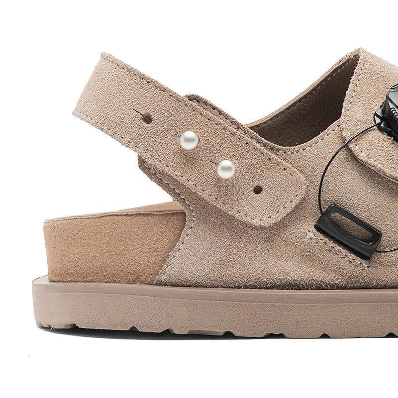 Original Design 2025 Summer New British Outdoor Style Sandals For Men's Women's Hight Quality Suede Leather Hombre Casual Shoes
