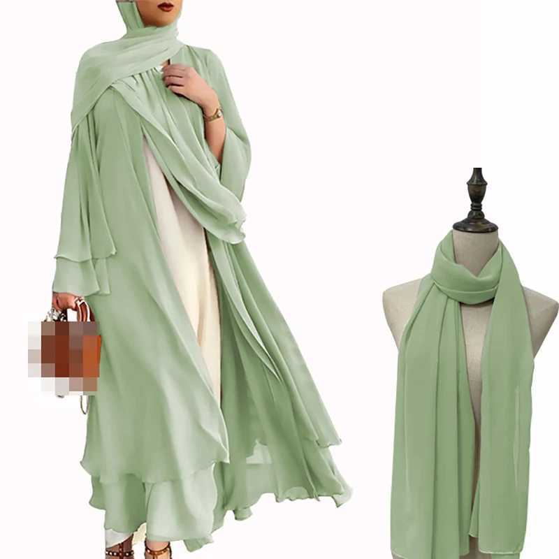Ramadan Hijab Dress for Women Islam Femme Modest Dresses Eid Muslim Suit Open Dubai Abaya Kimono Turkey Kaftan Robe X250514