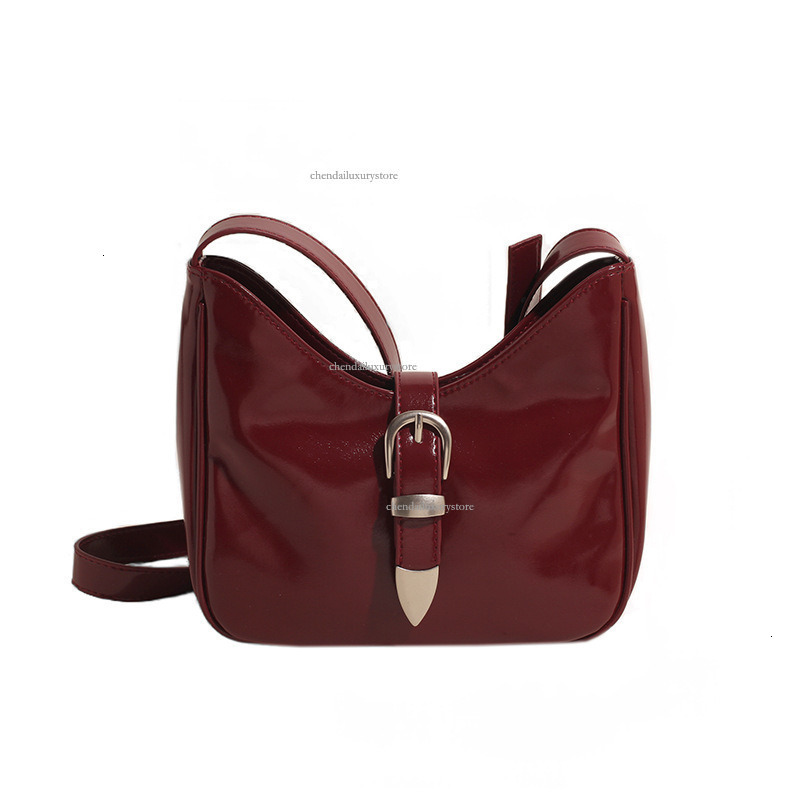 Women's Free Shipping Designer Bag Summer New Fashion Patent Leather Shiny Surface Belt Shoulder Crossbody Bag Premium Mini Handbag Shopping Bag 