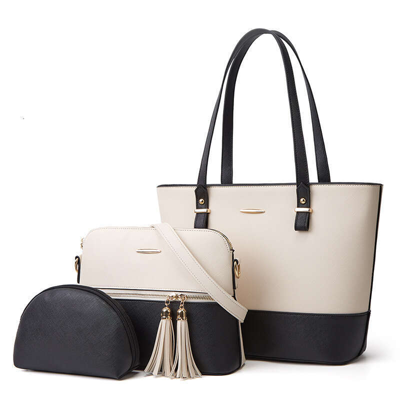Tote Bag New Mother And Child Atmosphere Three Piece Set Single Shoulder Diagonal Straddle Handheld Women S Bag KQ