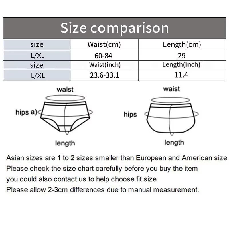 High-Waist Cotton Underwear Women's Seamless Triangle Waist Shapewear Comfortable Breathable Plus Size Underpants Breathable Elastic Slimming Und