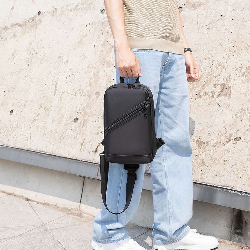 men's travel crossbody nylon waterproof shoulder chest bag, Guangzhou Shiling