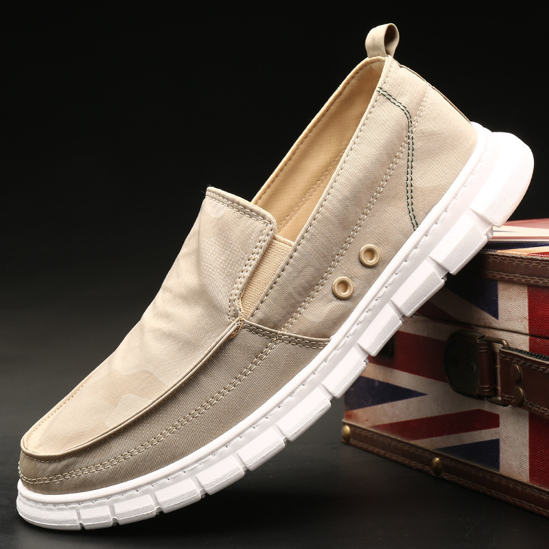 Fengbu Spring And Autumn One Step Casual Ice Silk Cloth Breathable Board Men S Shoes Trendy Casual Shoes Shoes Ddmysaturn