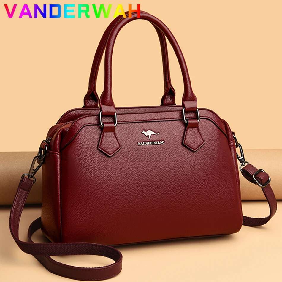 Tote Leather Designer Handbags High Quality Crossbody Bags For Women 2024 Sac A Main Ladies Hand Bag