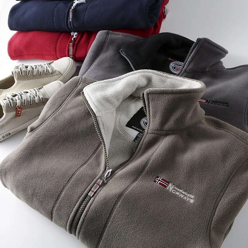 FGKKS 2023 Brand Casual For Men Thickened Wool High Quality Design Warm Fashion Jacket Male Designer Designer