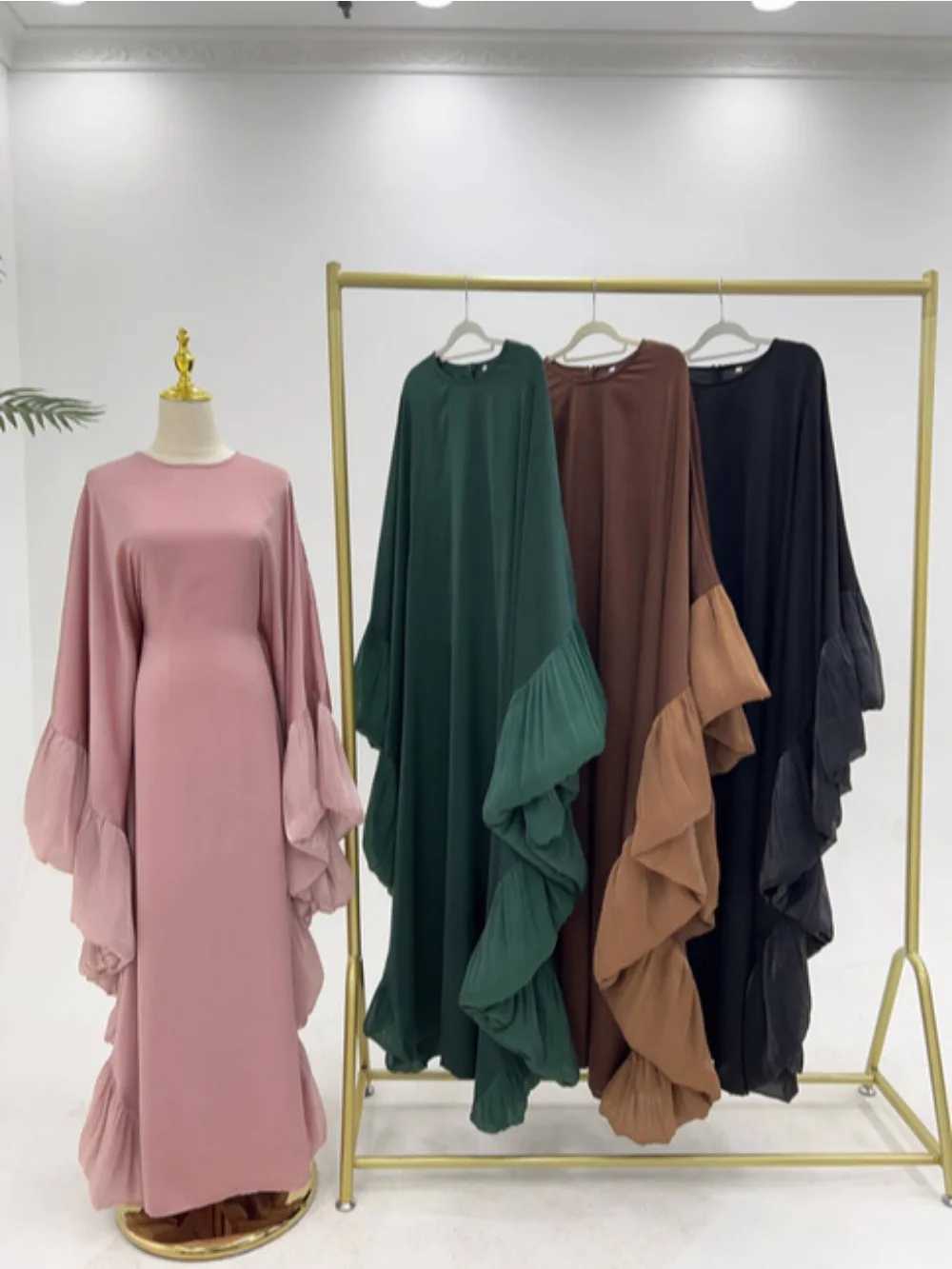Dubai Party Dress for Women Abaya Eid Long Dresses Bat Slve Muslim Caftan Robe Jalabiya Ramadan Morocco Kaftan Vestidos Largos X250514