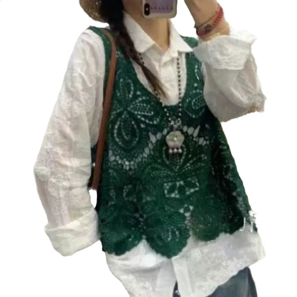 Thin T shirt Women Clothing Casual Vintage Streetwear Tops Coat Summer Spring Autumn Sleeveless Harajuku Clothe Vest 250506