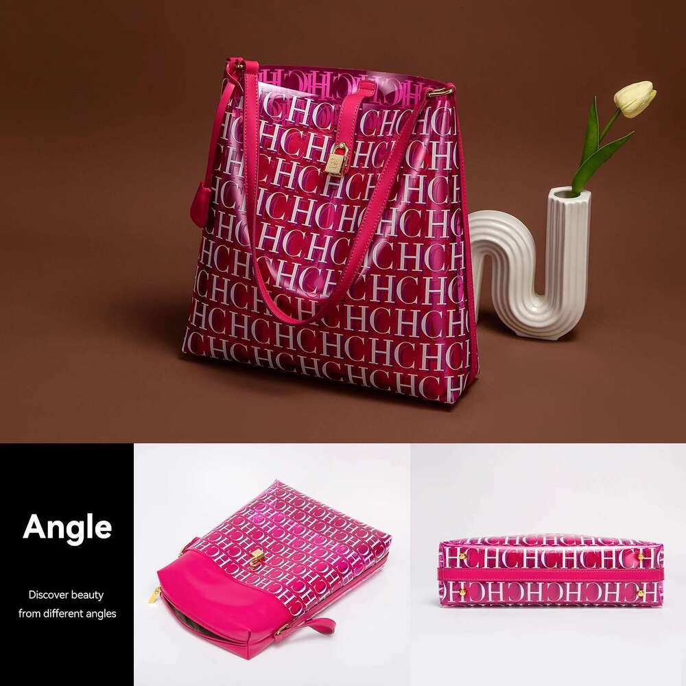 chch womens handbag summer letter printing waterproof beach bun mother shopping bag 250513