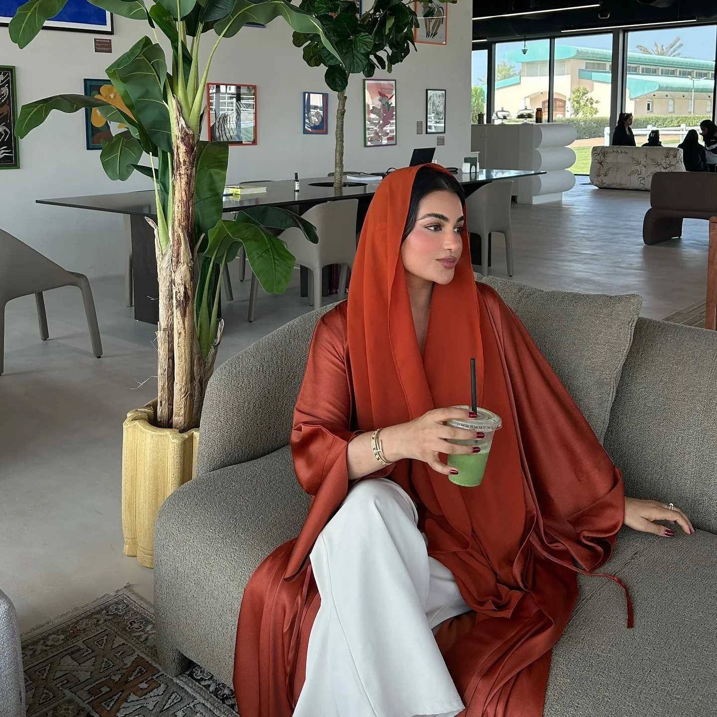 Dubai Kimono Open Abayas for Women Eid Ramadan Muslim Dress Turkey Kaftan Ka Caftan Marocain Abaya Dubai Islam Jalabiya Arab X250514