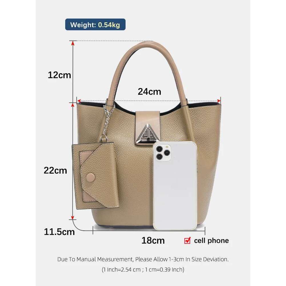 Zency 100% Genuine Leather Shoulder For Women Crossbody Top Handle With Small Card Organizer Bag Tote Handbag