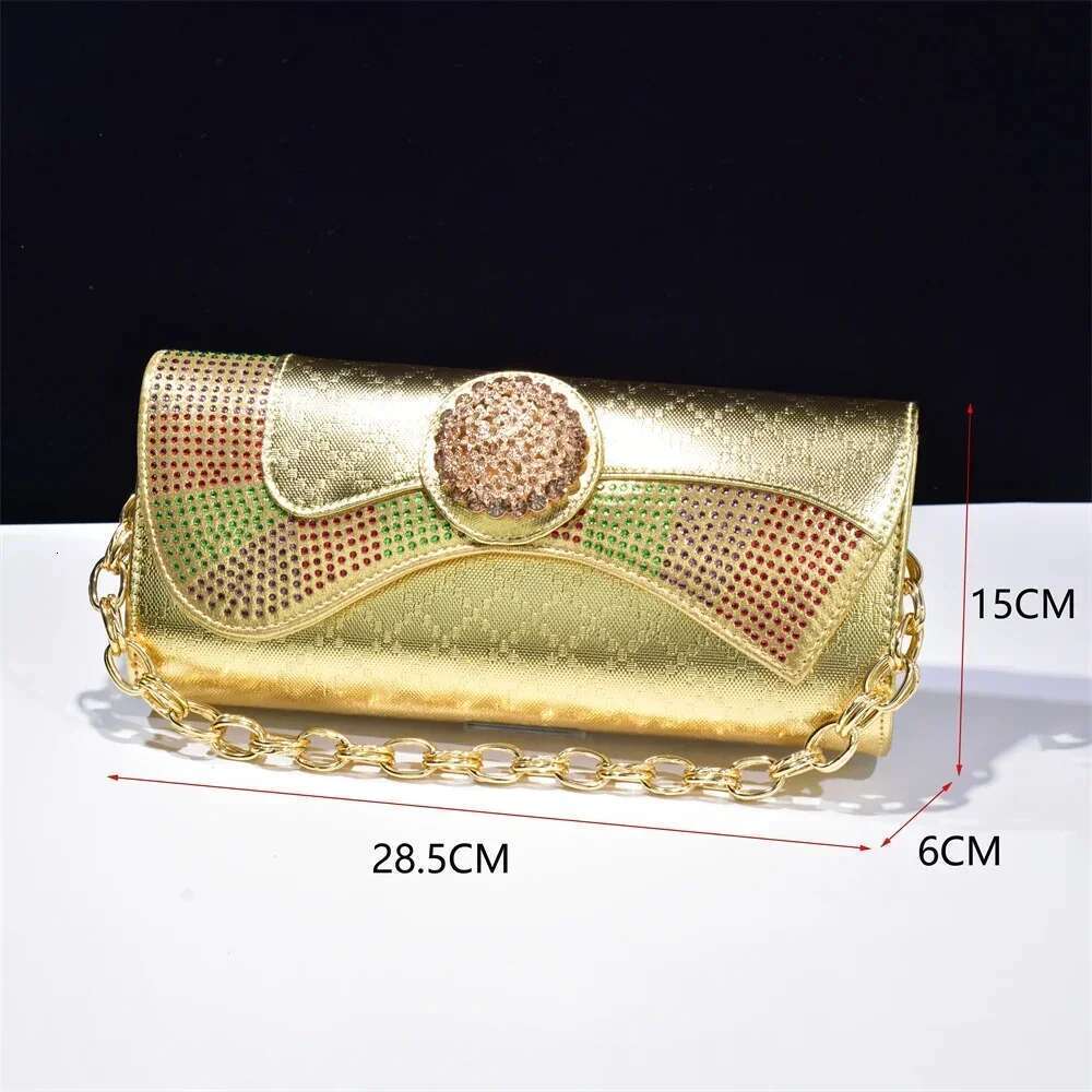 Lady Shoulder New Bag Designer Wedding Evening Bags Rhinestones Handbags Party Clutch Purse Dias Handbag