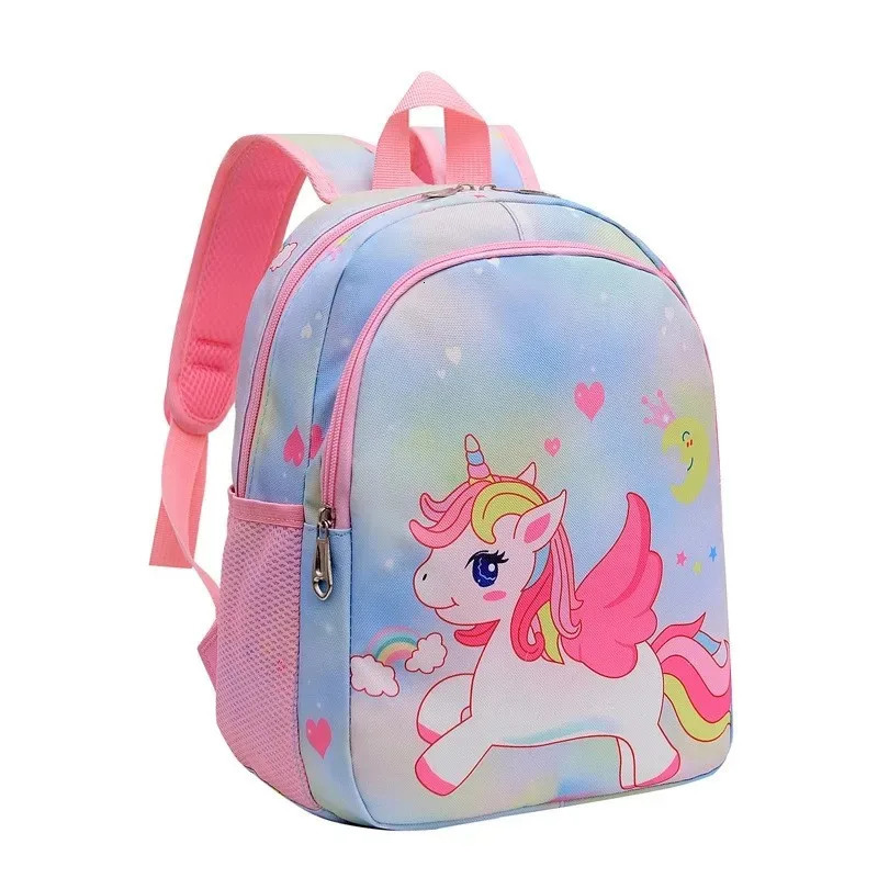 Toddler Girls Backpack Cartoon Unicorn Mermaid Print School Bag For Kindergarten Elementary Gift For Children Girls Backpacks 250514