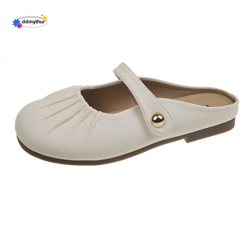 Leisure beach vacation wearing sandals women, not tiring feet, versatile daily baotou slippers for women ddmythur