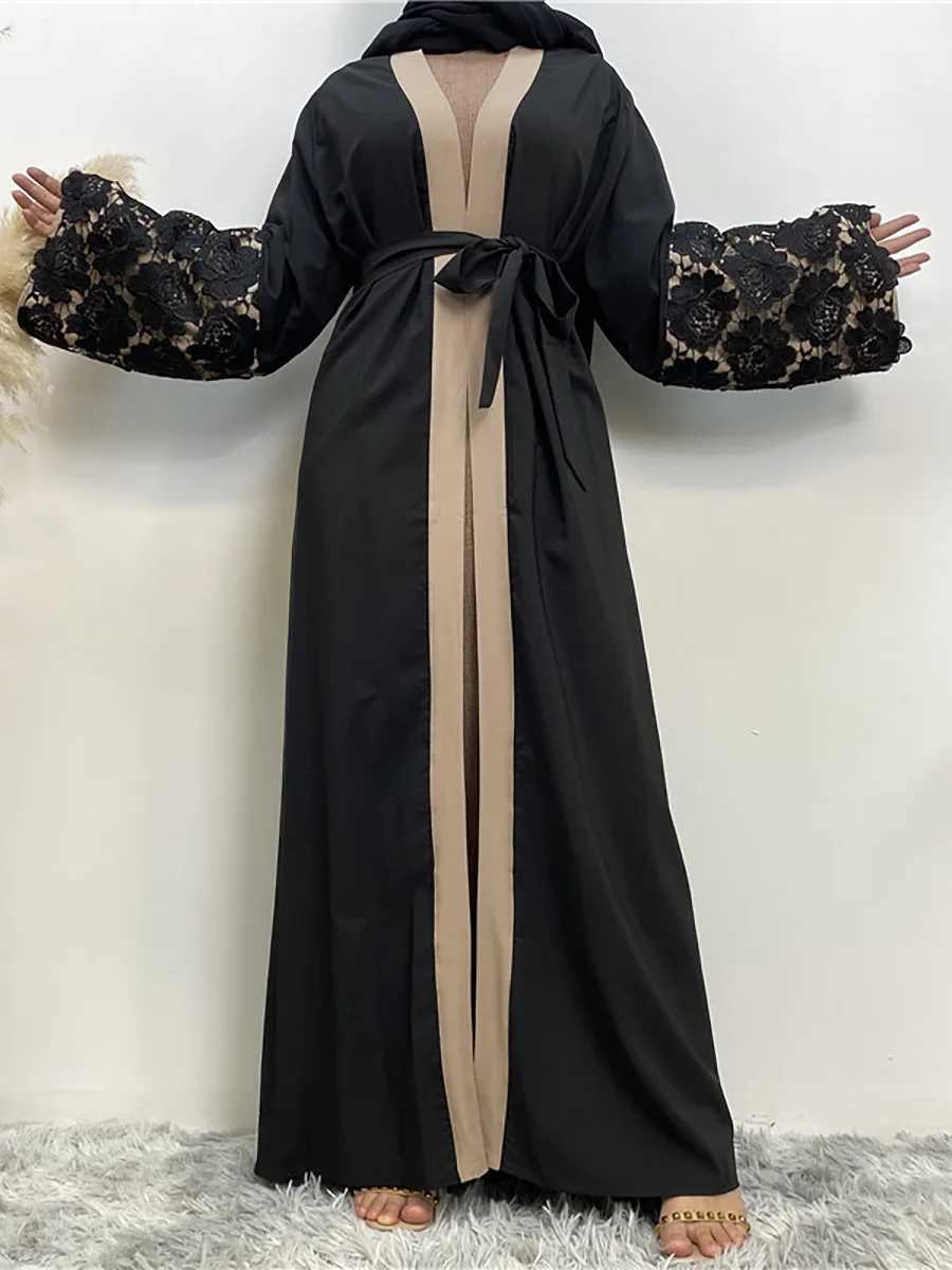 2025 Modest Abaya Ramadan Dubai Robe Femme Musulmane Turkey Kaftan Islamic Clothing Muslim For Women Kimono Caftan Marocain Cardigan X2505149