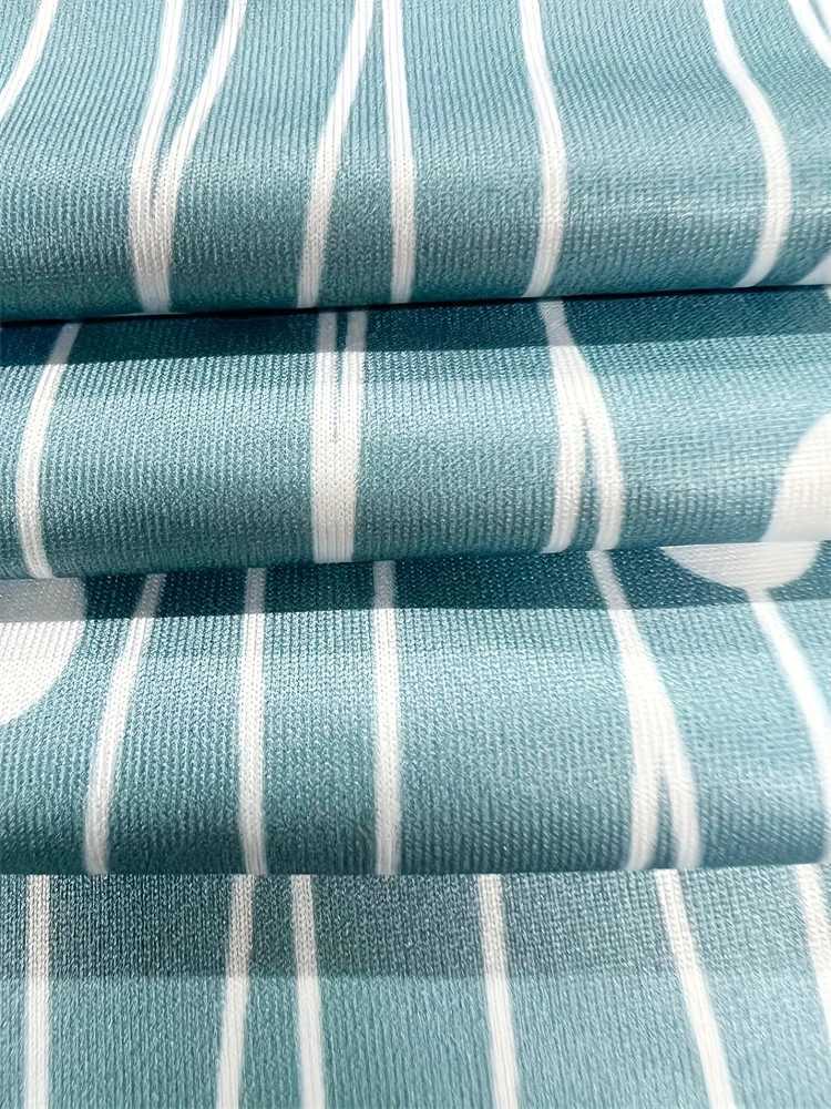Simple Fashion Womens V-neck Dress Striped Print Womens Dress Summer Loose Comfortable Slit Womens Short-sleeved DressXJ250514