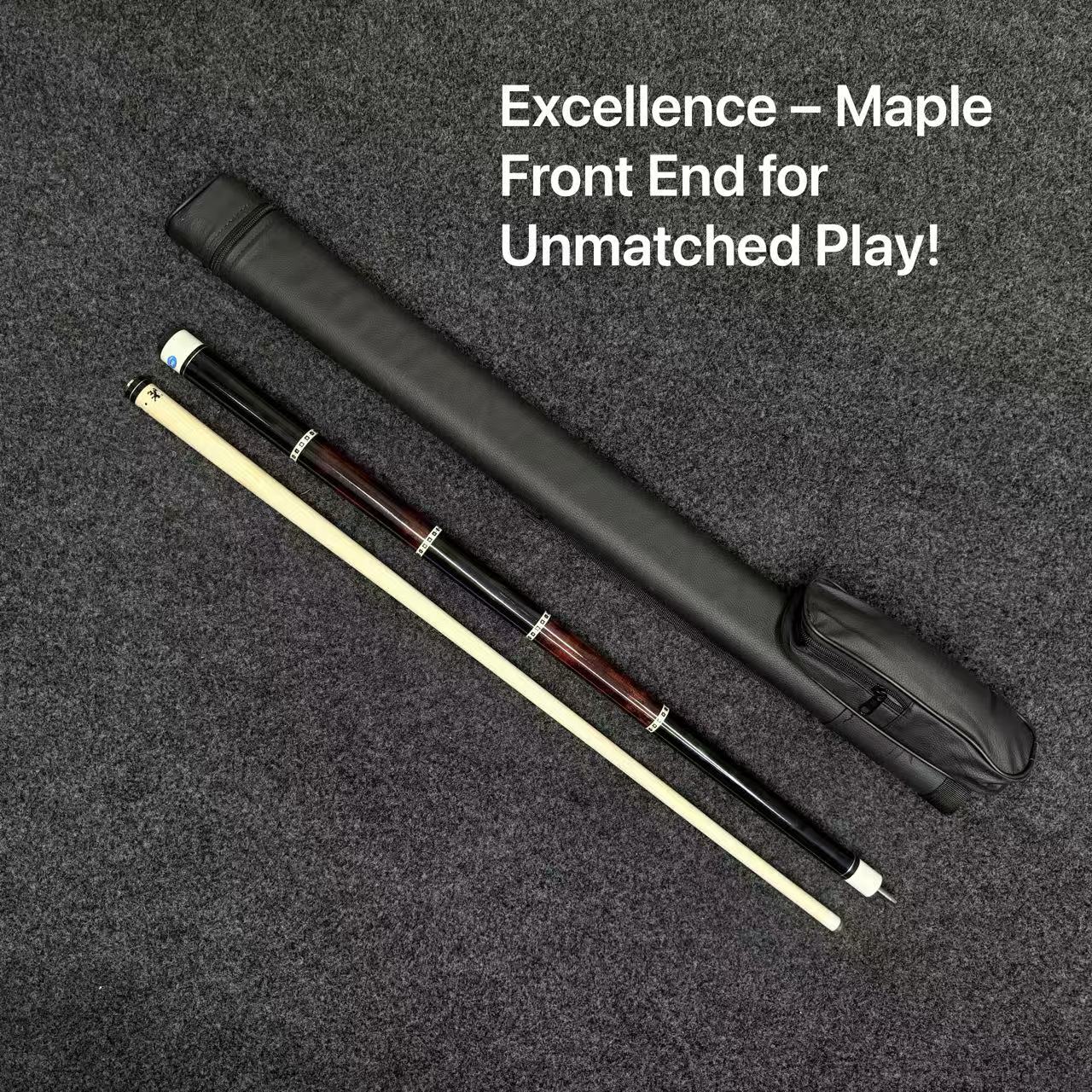 cue sticks 12.5mm American 1/2 carbon pool cue big head 89 ball Billiard 12 Maple Wood with Case and Glove